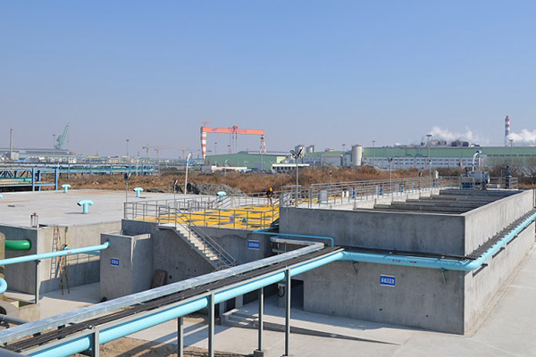 污水處理工地現場